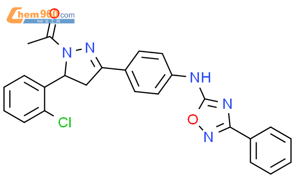 106751 02 4 1H Pyrazole 1 Acetyl 5 2 Chlorophenyl 4 5 Dihydro 3 4