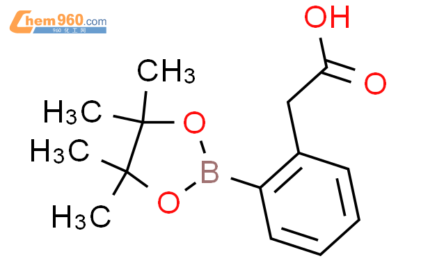 1072945 02 8 2 羧基甲基苯硼酸频那醇酯CAS号 1072945 02 8 2 羧基甲基苯硼酸频那醇酯中英文名 分子式 结构式