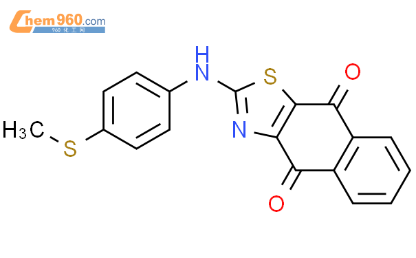 107491 80 5 Naphtho 2 3 D Thiazole 4 9 Dione 2 4 Methylthio Phenyl