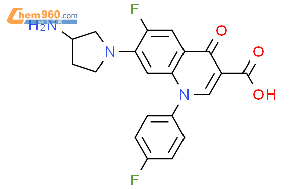 108138 23 4 3 Quinolinecarboxylic Acid 7 3 Amino 1 Pyrrolidinyl 6