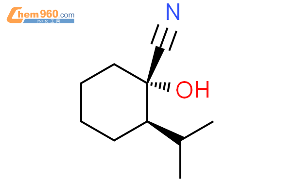顺式-(9ci)-1-羟基-2-(1-甲基乙基)-环己烷甲腈