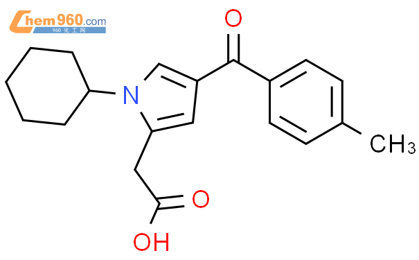 H Pyrrole Acetic Acid Cyclohexyl Methylbenzoyl