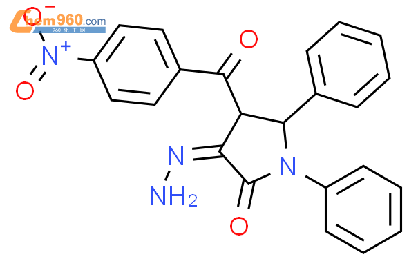 108784 20 9 2 3 Pyrrolidinedione 4 4 Nitrobenzoyl 1 5 Diphenyl 3