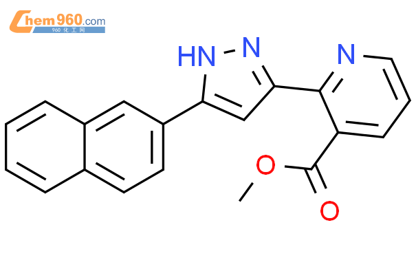 110235 94 4 3 Pyridinecarboxylic Acid 2 5 2 Naphthalenyl 1H Pyrazol