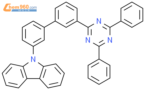 1106730 56 6 9 3 4 6 二苯基 1 3 5 三嗪 2 基 联苯 3 基 9H 咔唑化学式结构式分子式mol