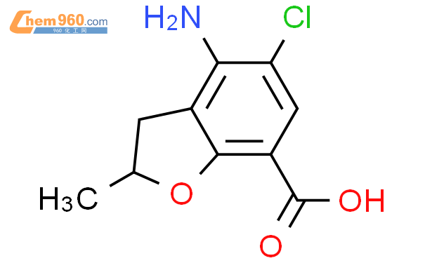 110776 30 2 7 Benzofurancarboxylic Acid 4 Amino 5 Chloro 2 3 Dihydro 2