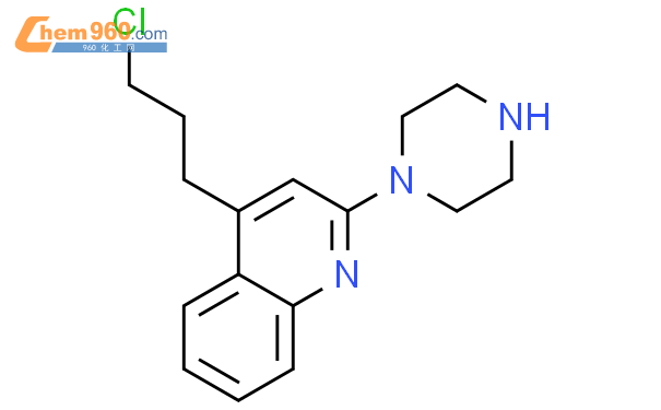 111035 53 1 Quinoline 4 3 chloropropyl 2 1 piperazinyl 化学式结构式分子式