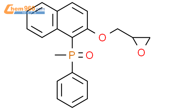 111282 88 3 Phosphine Oxide Methyl 2 Oxiranylmethoxy 1 Naphthalenyl