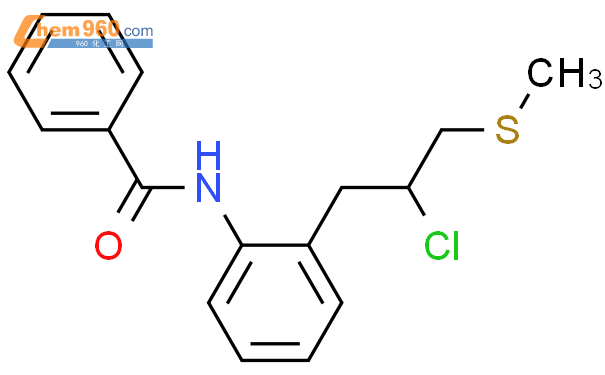 111457 22 8 Benzamide N 2 2 chloro 3 methylthio propyl phenyl CAS号