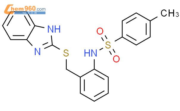 111941 78 7 Benzenesulfonamide N 2 1H Benzimidazol 2 Ylthio Methyl