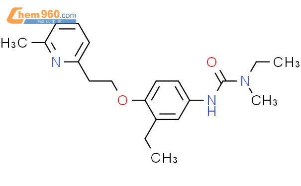 Urea N Ethyl N Ethyl Methyl Pyridinyl Ethoxy