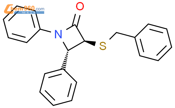 112403 30 2 2 Azetidinone 1 4 Diphenyl 3 Phenylmethyl Thio Trans