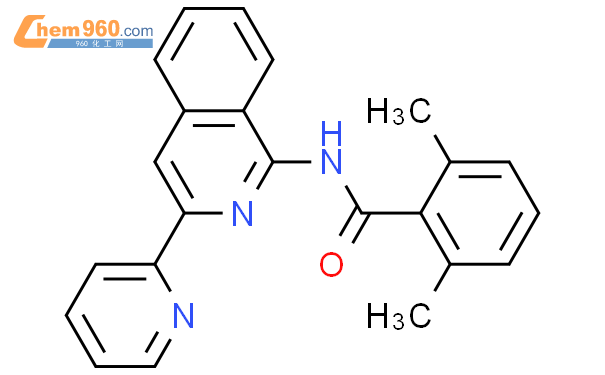 112575 58 3 Benzamide 2 6 Dimethyl N 3 2 Pyridinyl 1 Isoquinolinyl