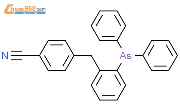 Diphenylarsanylphenyl Methyl Benzonitrilecas