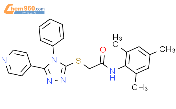 113518 56 2 2 4 Phenyl 5 Pyridin 4 Yl 4H 1 2 4 Triazol 3 Yl