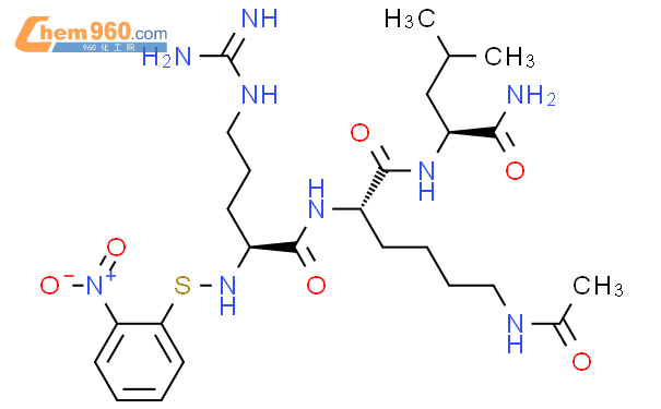 113695 34 4 L Leucinamide N2 2 Nitrophenyl Thio L Arginyl N6 Acetyl