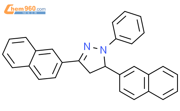 114346 66 6 1H Pyrazole 4 5 Dihydro 3 5 Di 2 Naphthalenyl 1 Phenyl CAS