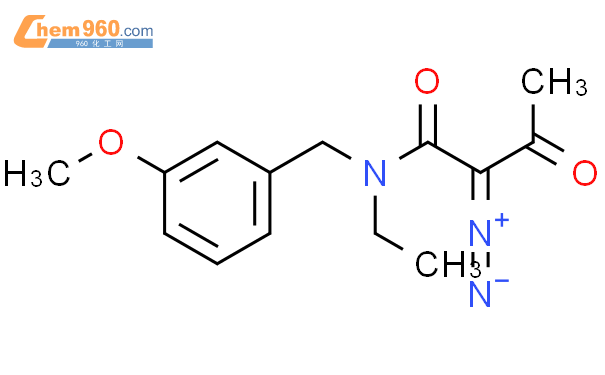 115019 16 4 Butanamide 2 Diazo N Ethyl N 3 Methoxyphenyl Methyl 3