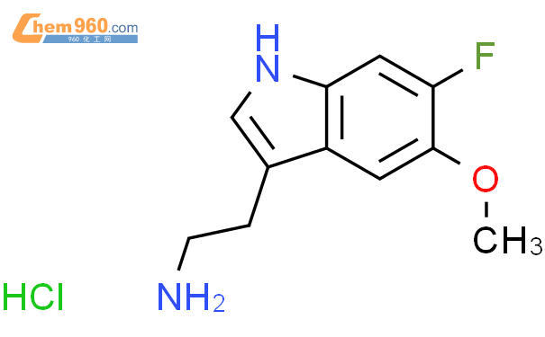 115216 85 8 1H Indole 3 Ethanamine 6 Fluoro 5 Methoxy Hydrochloride