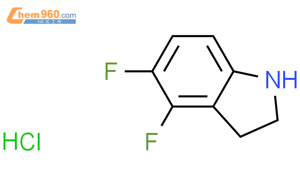 1158918 84 3 4 5 Difluoro 2 3 dihydro 1H indole hydrochlorideCAS号