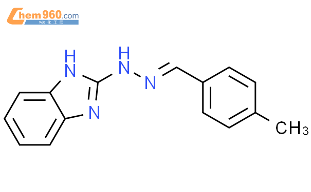 116578 05 3 Benzaldehyde 4 methyl 1H benzimidazol 2 ylhydrazone化学式