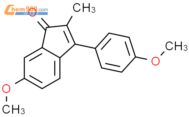 116985 84 3 1H Inden 1 one 6 methoxy 3 4 methoxyphenyl 2 methyl 化学式