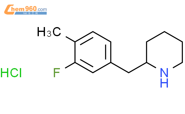 1172829 38 7 2 3 Fluoro 4 Methylphenyl Methyl Piperidine