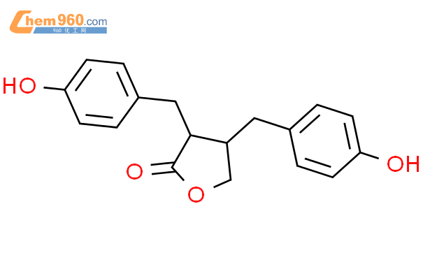 117872 27 2 3 4 bis 4 hydroxyphenyl methyl oxolan 2 one化学式结构式分子式mol