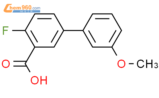 1184619 67 7 2 Fluoro 5 3 methoxyphenyl benzoic acid化学式结构式分子式mol