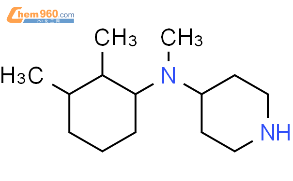 1186644 90 5 N 2 3 二甲基环己基 N 甲基哌啶 4 胺化学式结构式分子式mol 960化工网