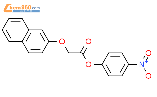 118734 24 0 Acetic acid 2 naphthalenyloxy 4 nitrophenyl ester化学式