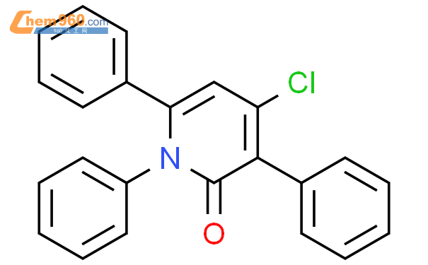 119022 11 6 2 1H Pyridinone 4 chloro 1 3 6 triphenyl 化学式结构式分子式mol