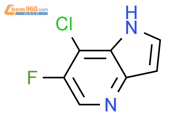 1190312 44 7 7 氯 6 氟 1H 吡咯并 3 2 b 吡啶化学式结构式分子式molsmiles 960化工网