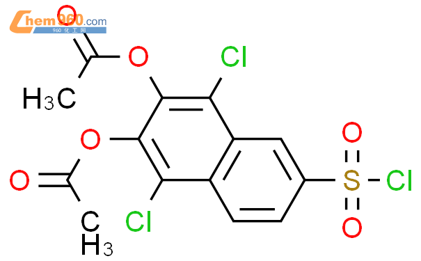 Naphthalenesulfonyl Chloride Bis Acetyloxy