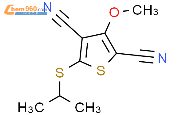 119754 47 1 2 4 Thiophenedicarbonitrile 3 Methoxy 5 1 Methylethyl