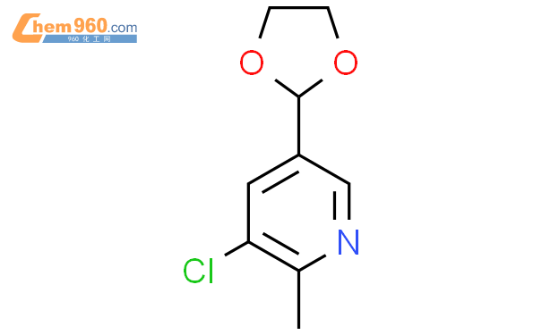 1198016 38 4 3 chloro 5 1 3 dioxolan 2 yl 2 methylPyridine化学式结构式分子式