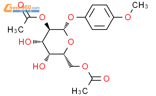1201011 99 5 4 甲氧基苯基 2 6 二 O 乙酰基 β D 吡喃半乳糖苷CAS号 1201011 99 5 4 甲氧基苯基 2