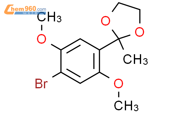 120128 75 8 1 3 Dioxolane 2 4 Bromo 2 5 Dimethoxyphenyl 2 Methyl CAS