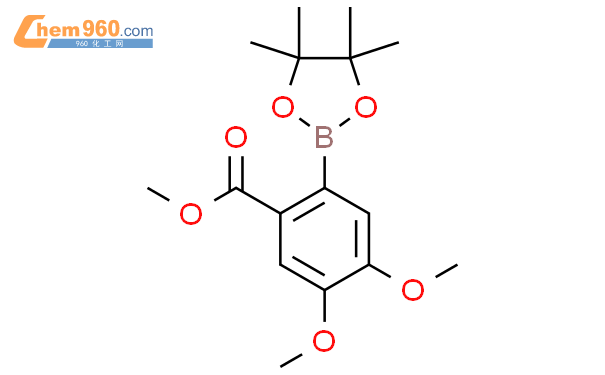 4 5 二甲氧基 2 甲氧基羰基 苯硼酸频那醇酯CAS号1201566 80 4 960化工网