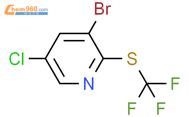 1204234 76 3 3 Bromo 5 chloro 2 trifluoromethyl sulfanyl pyridineCAS号