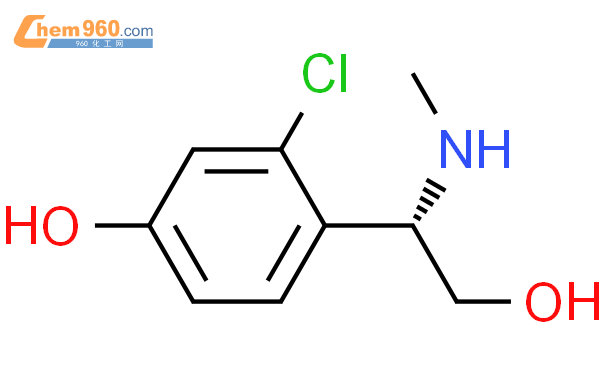 1212798 07 6 4 1S 2 HYDROXY 1 METHYLAMINO ETHYL 3 CHLOROPHENOLCAS号