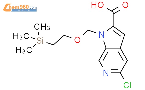 5 氯 1 2 三甲基甲硅烷基 乙氧基 甲基 1H 吡咯并 2 3 c 吡啶 2 羧酸CAS号1223748 24 0 960化工网
