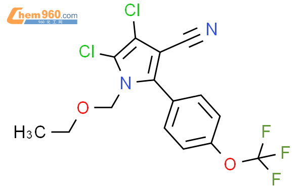 122453 64 9 1H PYRROLE 3 CARBONITRILE 4 5 DICHLORO 1 ETHOXYMETHYL 2