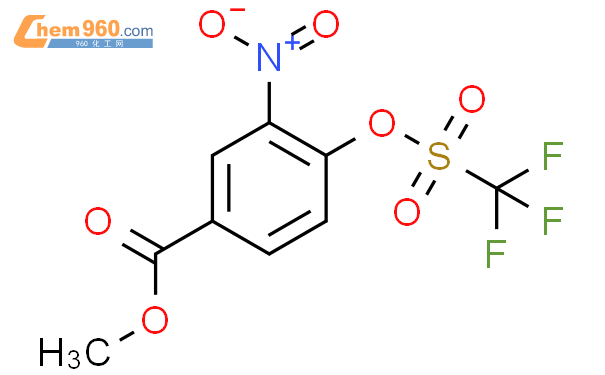 123027 96 3 3 Nitro 4 Trifluoromethanesulfonyloxy Benzoic Acid Methyl