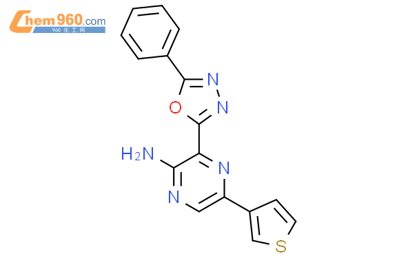 Phenyl Oxadiazol Yl Thienyl Pyrazin