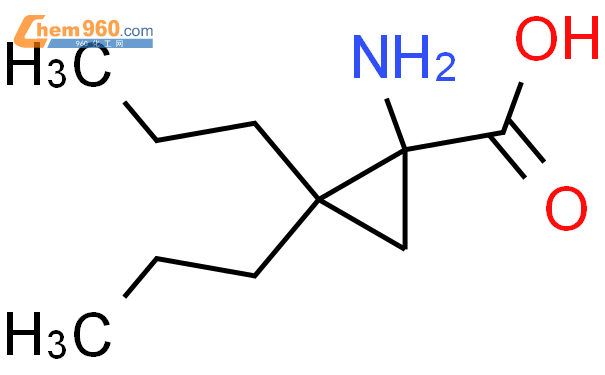 123445 55 6 Cyclopropanecarboxylic acid 1 amino 2 2 dipropyl 化学式结构式