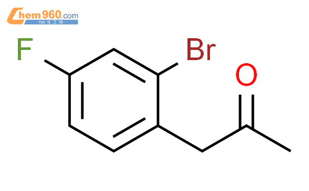 1250021 16 9 1 2 bromo 4 fluorophenyl propan 2 one化学式结构式分子式mol