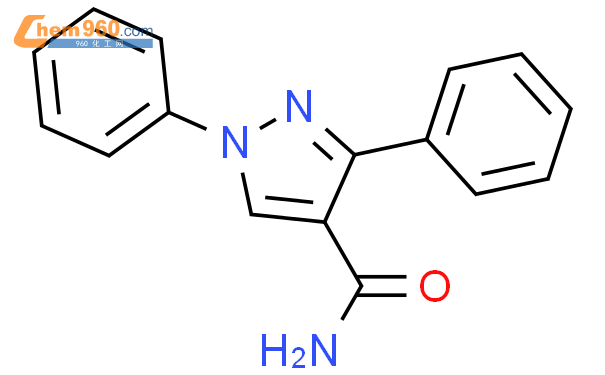 125103 40 4 1H Pyrazole 4 carboxamide 1 3 diphenyl 化学式结构式分子式mol 960化工网