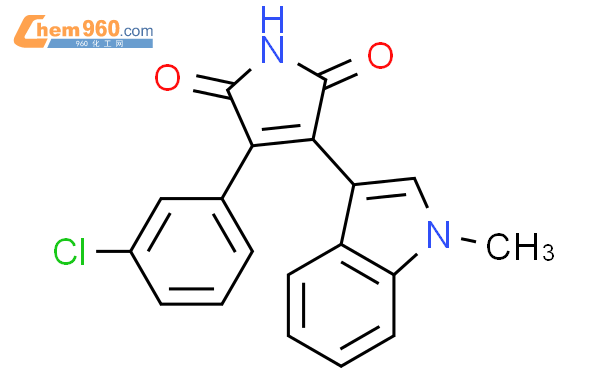 125314 04 7 1H Pyrrole 2 5 Dione 3 3 Chlorophenyl 4 1 Methyl 1H