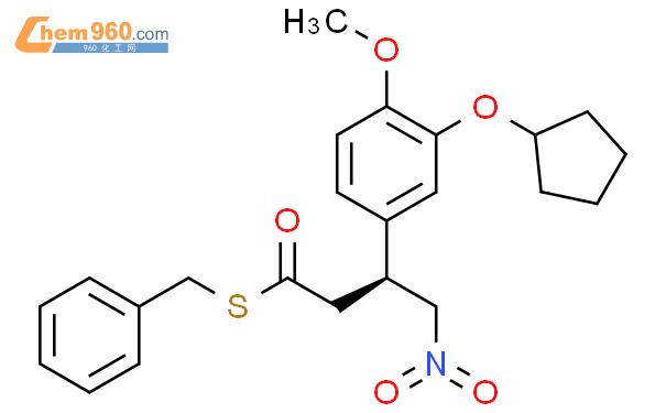 S S Benzyl Cyclopentyloxy Methoxyphenyl